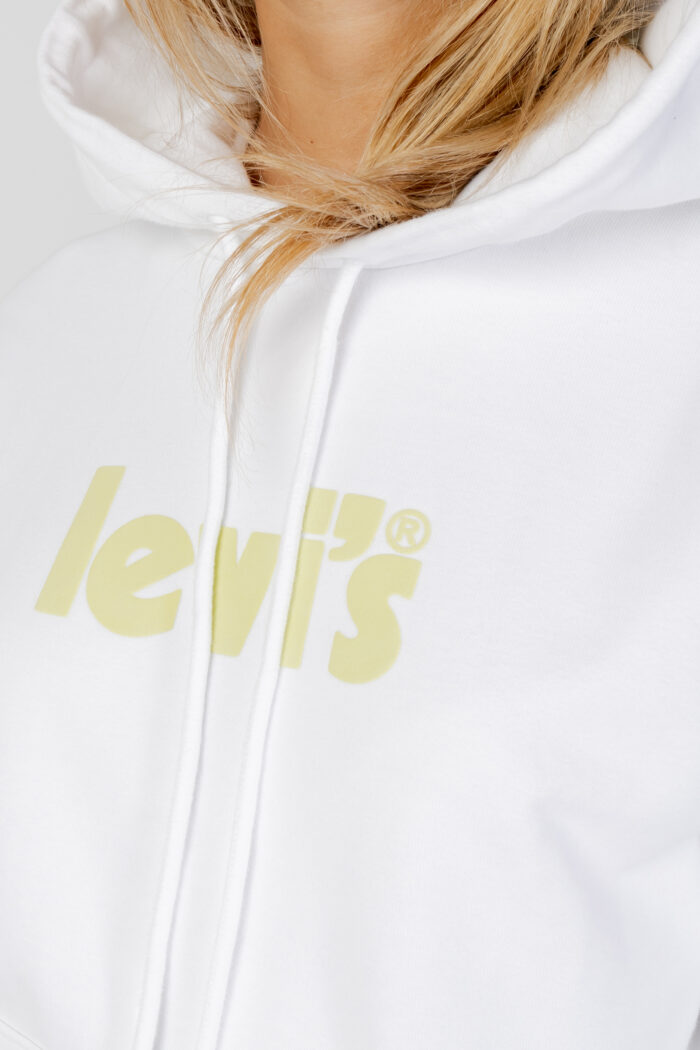 Felpa con cappuccio Levi’s® graphic standard hoodie hoodie ssnl post Bianco