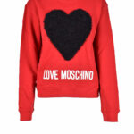 Felpa con cappuccio Love Moschino Rosso - Foto 1