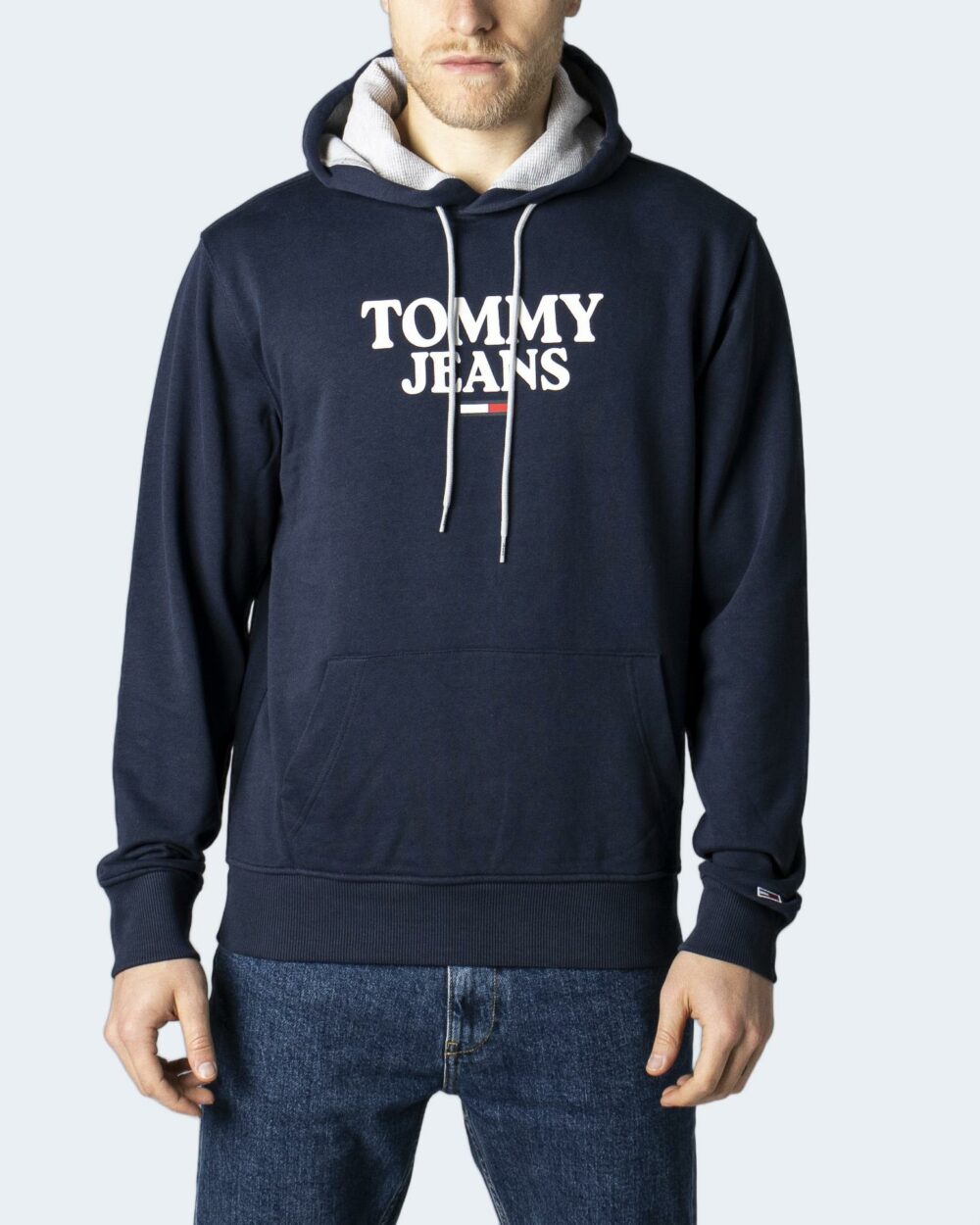 Felpa con cappuccio Tommy Hilfiger Jeans tjm entry hoodie Blu - Foto 1