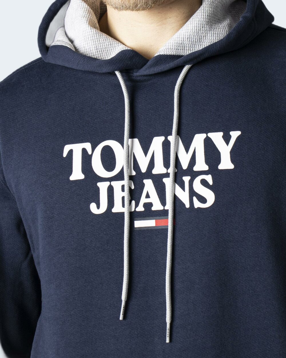 Felpa con cappuccio Tommy Hilfiger Jeans tjm entry hoodie Blu - Foto 4