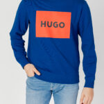 Felpa senza cappuccio Hugo jersey duragol 222 Blu - Foto 1