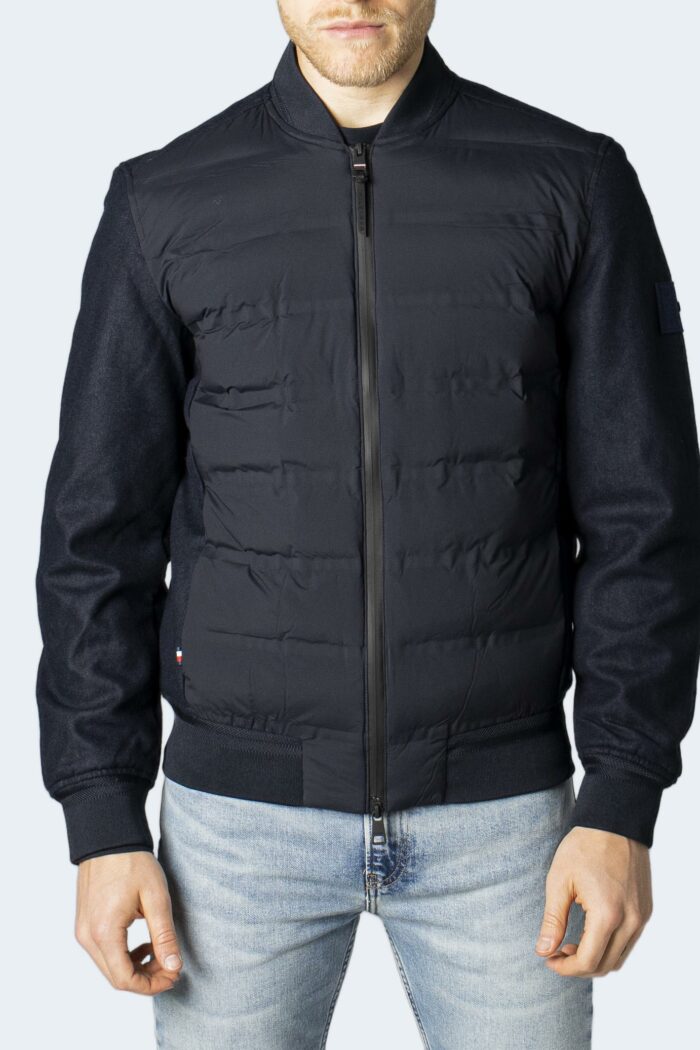 Giacchetto Tommy Hilfiger Jeans tech wool bomber Blue Denim Scuro