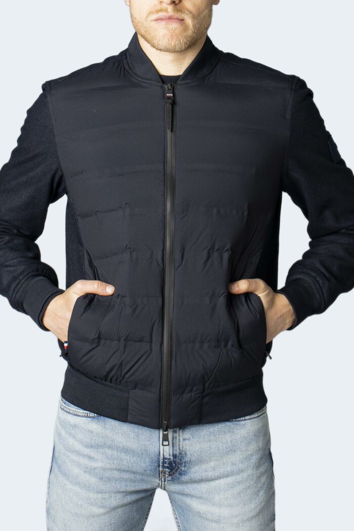 Giacchetto Tommy Hilfiger Jeans tech wool bomber Blue Denim Scuro