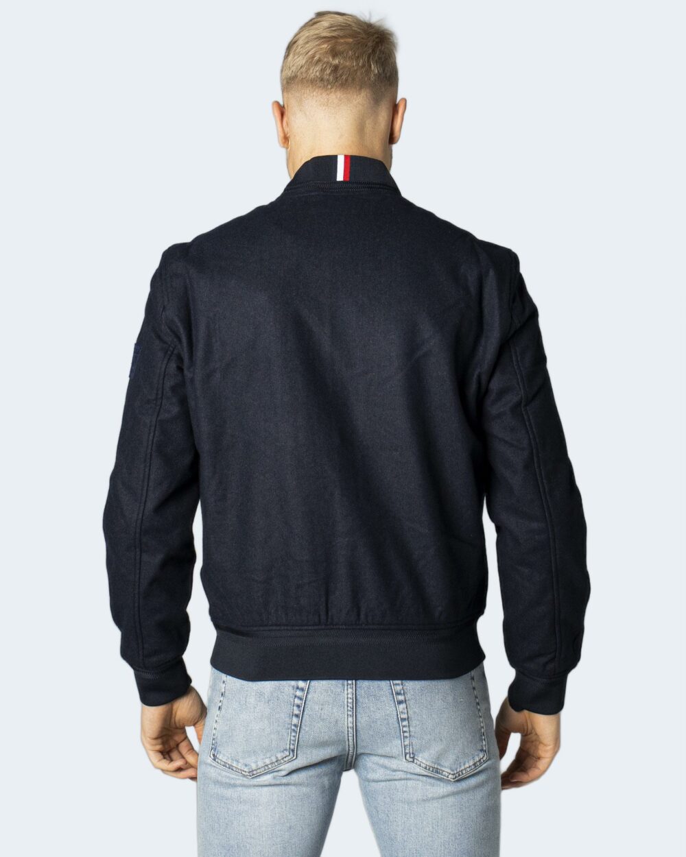 Giacchetto Tommy Hilfiger Jeans tech wool bomber Blue Denim Scuro - Foto 3