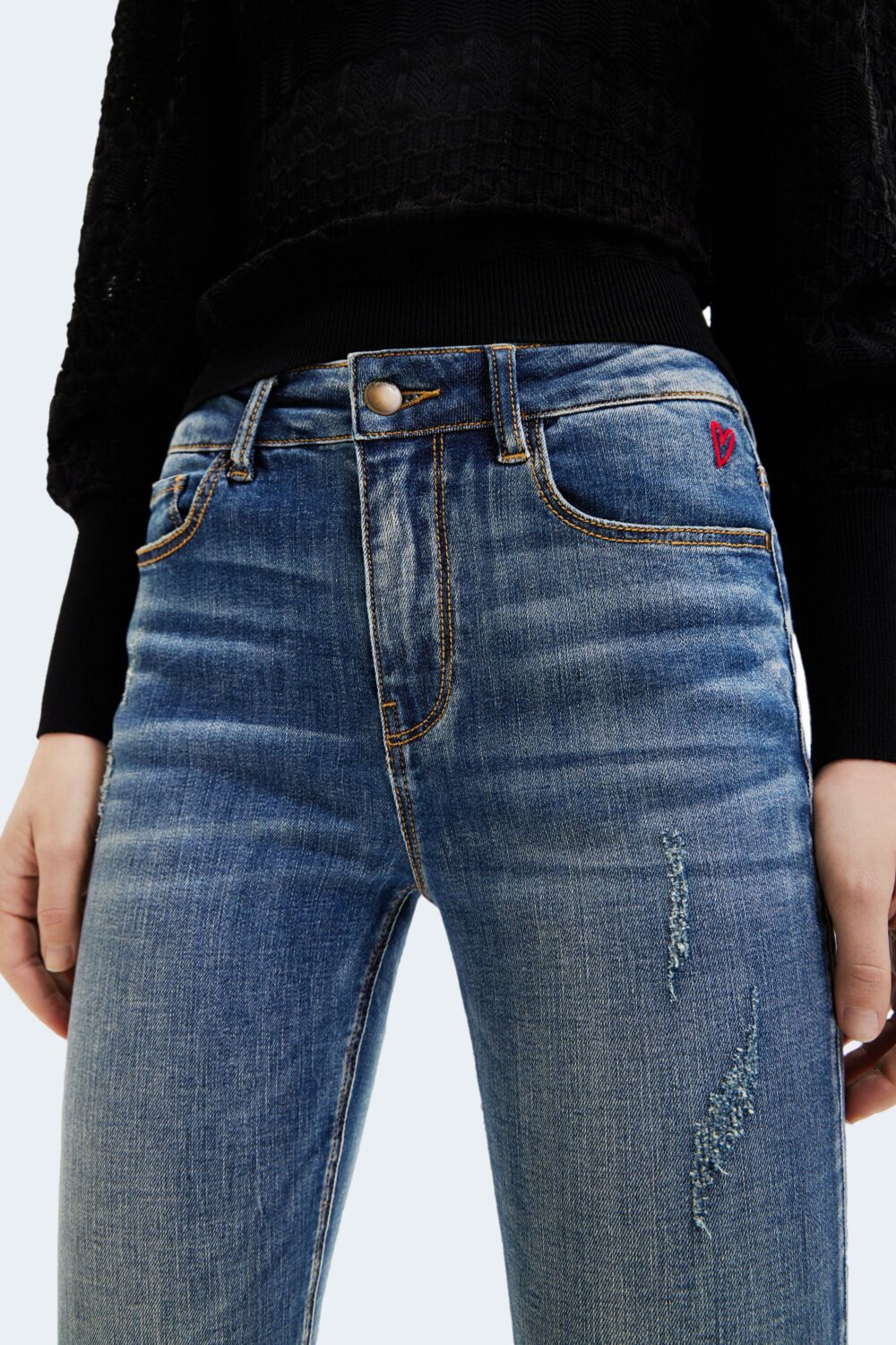 Jeans skinny Desigual denim alba Denim - Foto 3