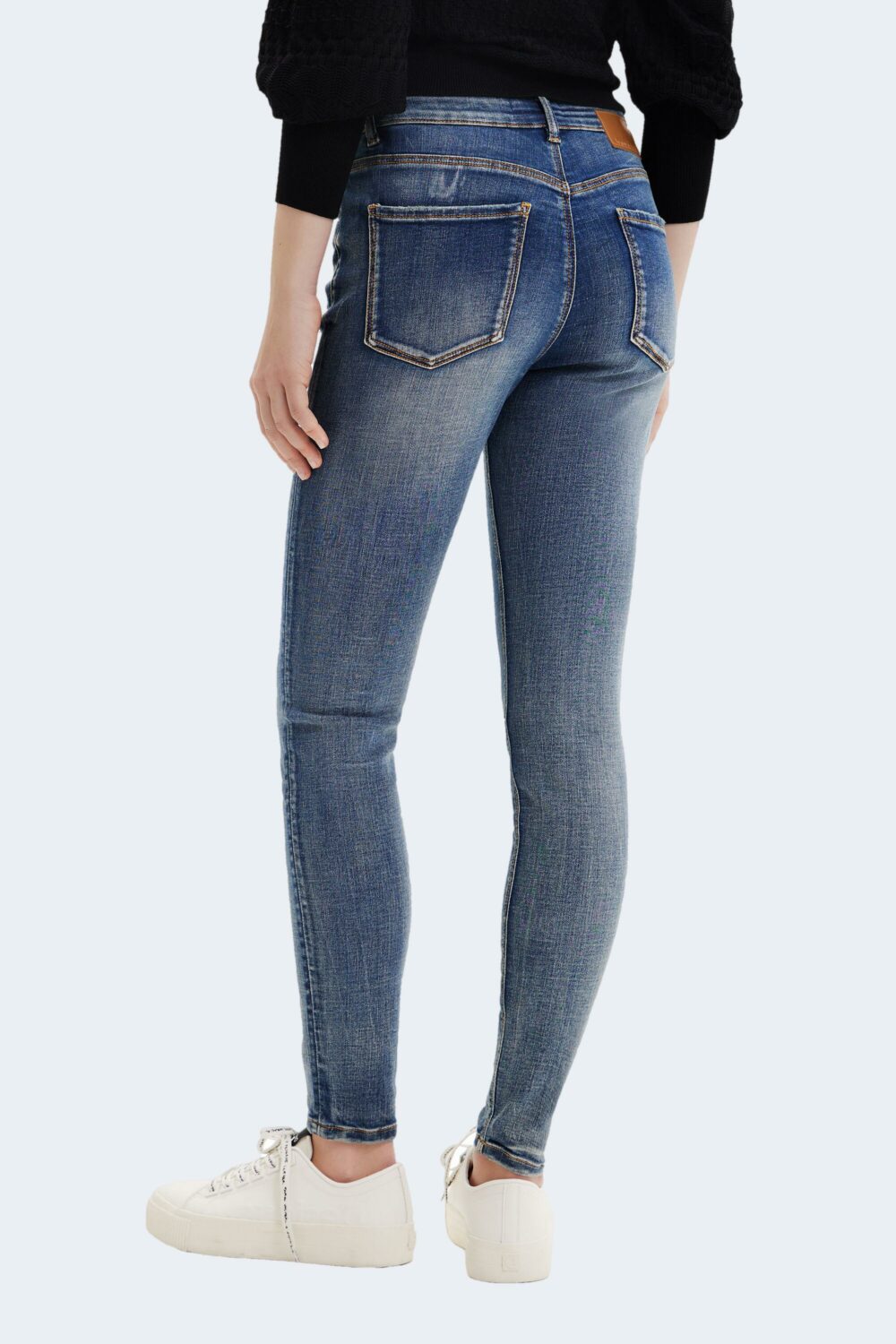 Jeans skinny Desigual denim alba Denim - Foto 4