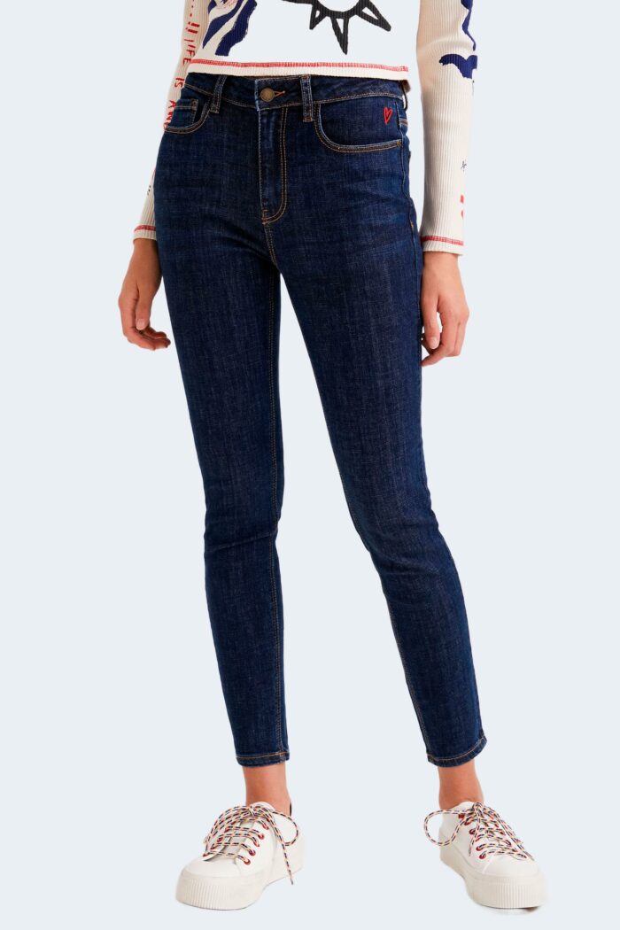 Jeans skinny Desigual denim basic core Denim scuro