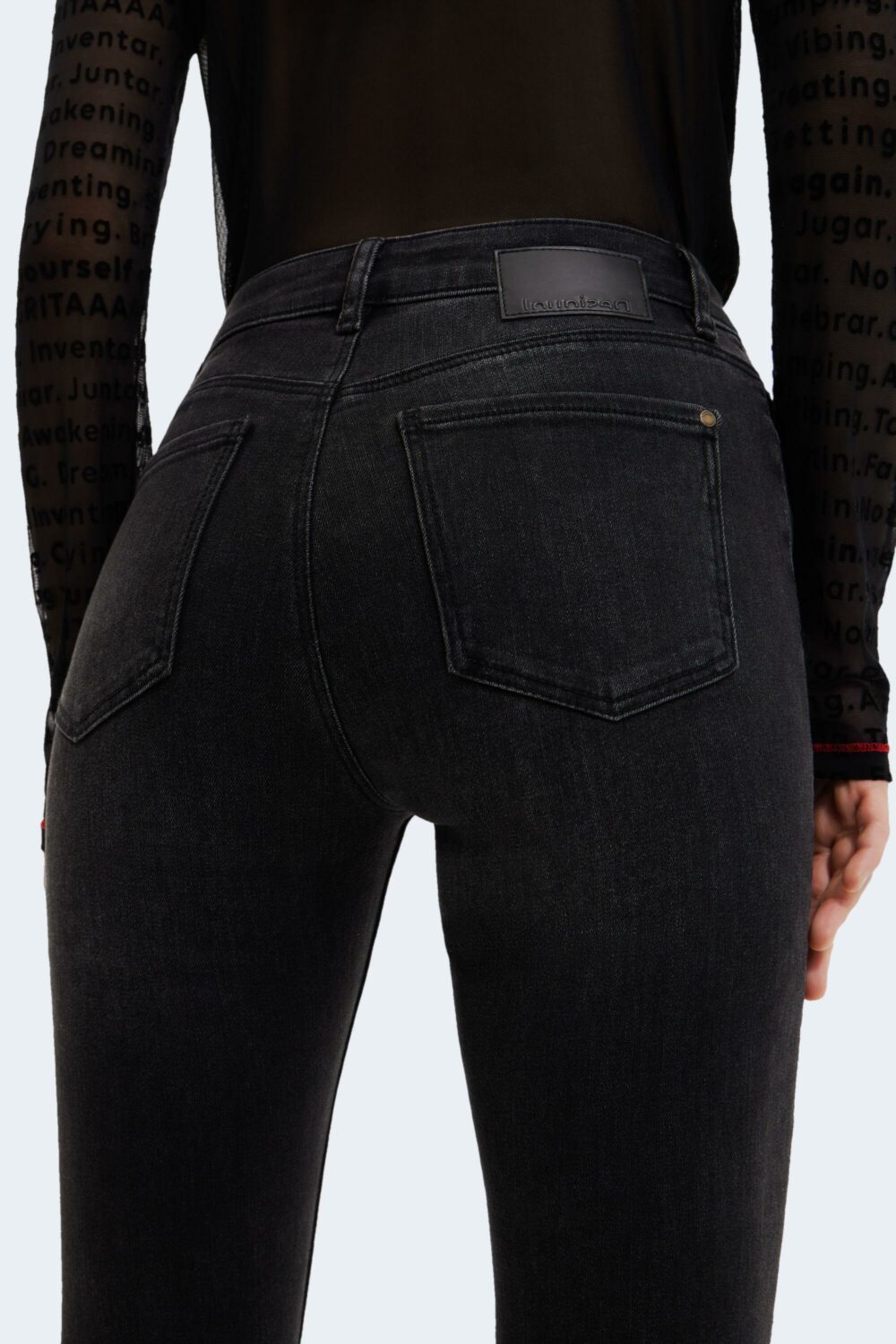 Jeans skinny Desigual denim alba Nero - Foto 3