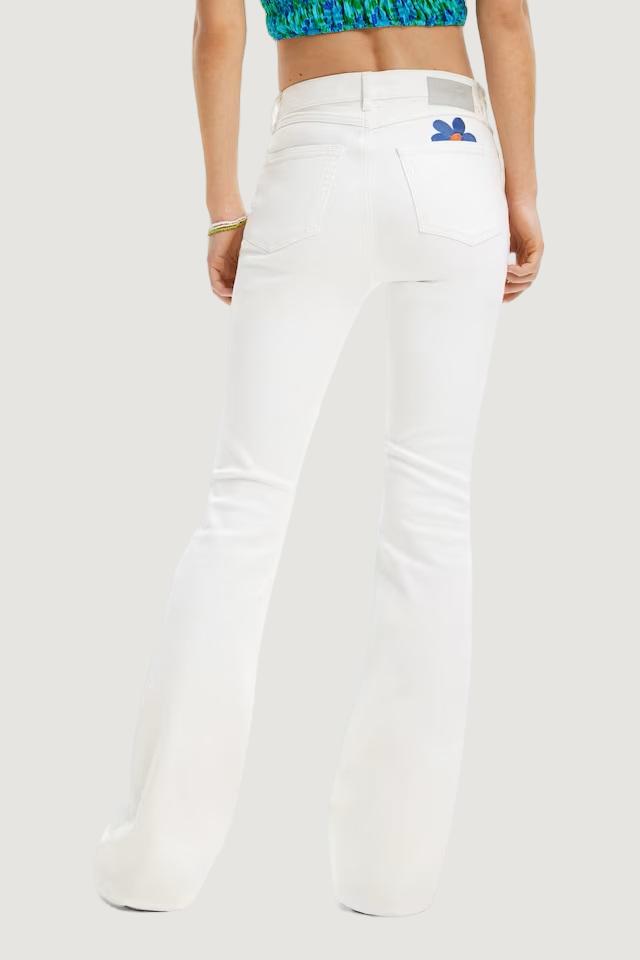 Jeans slim Desigual denim luna Bianco