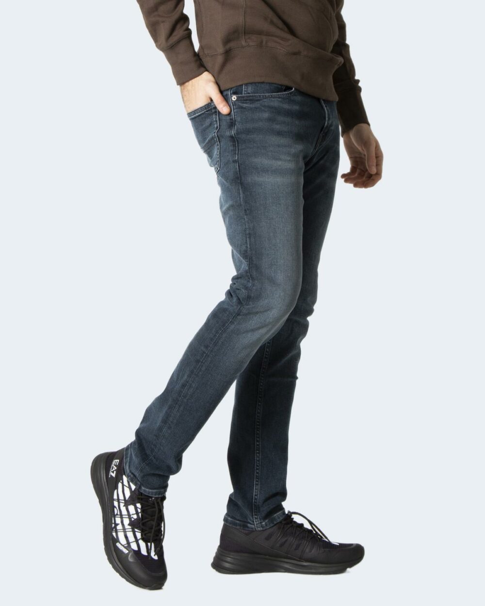 Jeans slim Tommy Hilfiger Jeans scanton slim be165 b dm0dm11145 Denim scuro - Foto 2