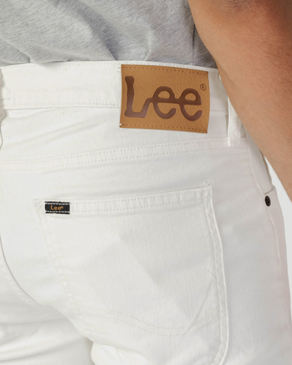 Jeans slim Lee luke Panna - Foto 4