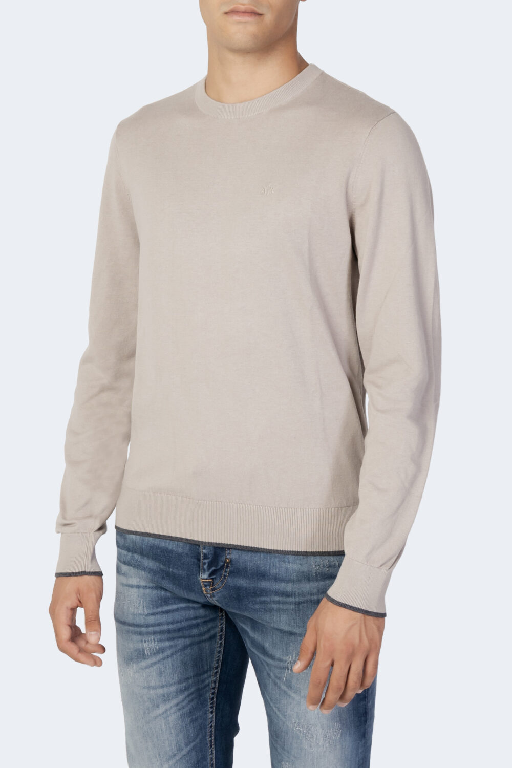 Maglia Armani Exchange tinta unita Beige - Foto 5