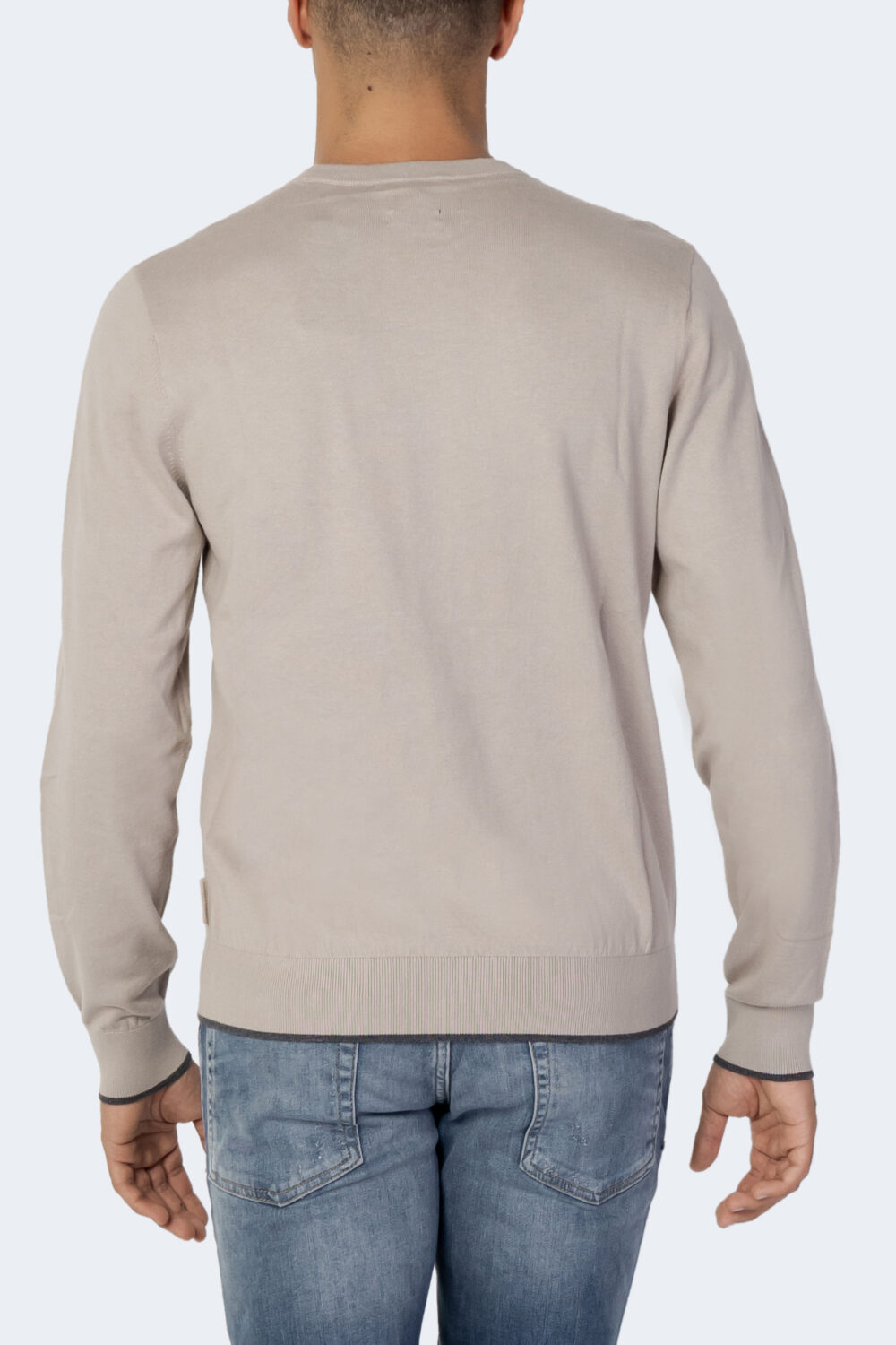 Maglia Armani Exchange tinta unita Beige - Foto 4