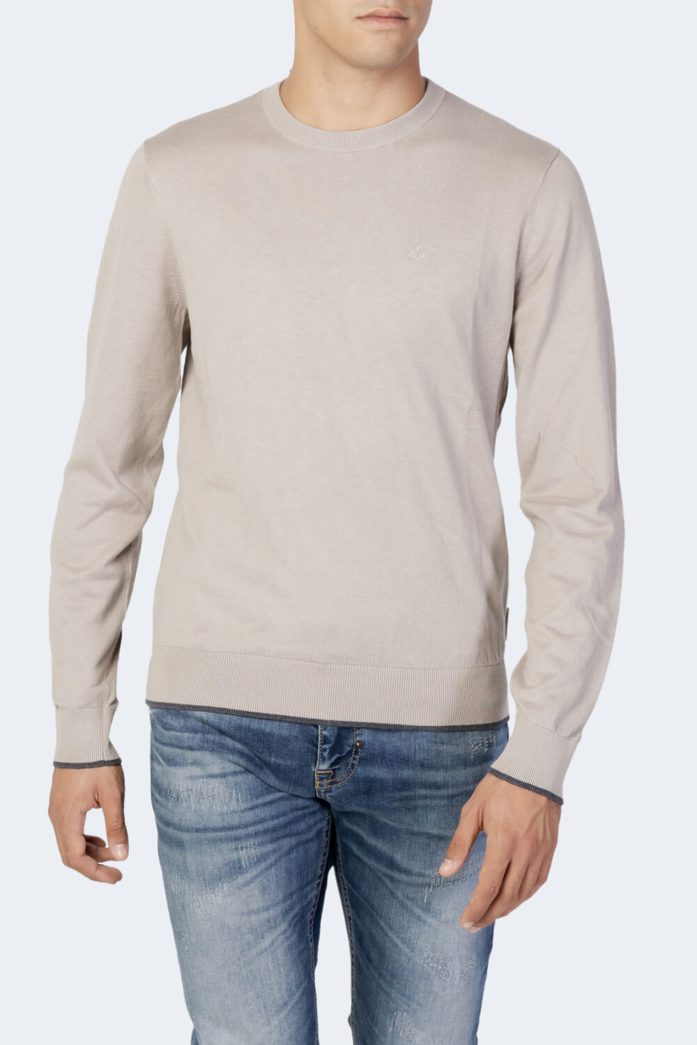 Maglia Armani Exchange tinta unita Beige - Foto 1