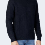 Maglione Selected slhoctavian ls honeycomb crew neck w Blu - Foto 1