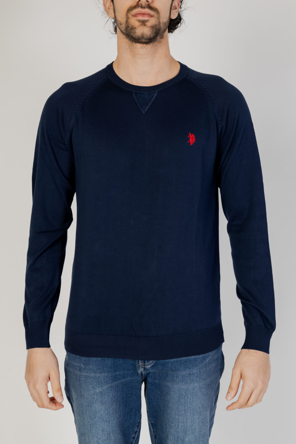 Maglia U.S. Polo Assn. lin Blu - Foto 5