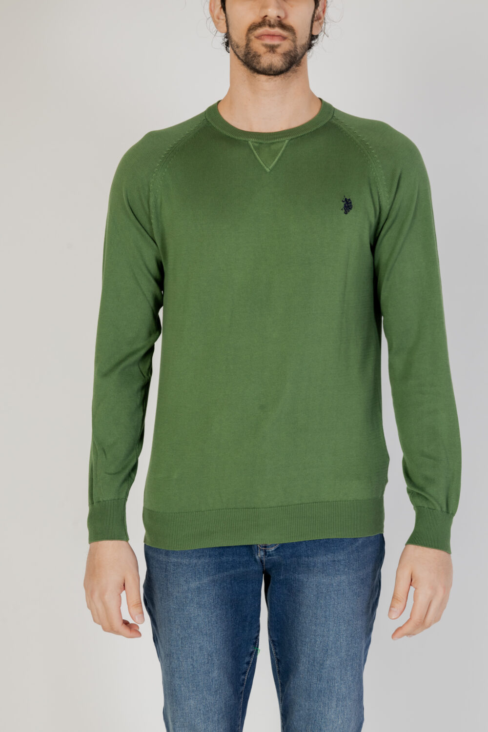 Maglia U.S. Polo Assn. lin Verde - Foto 5