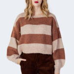 Maglione Only laya life l/s boatneck pull knt Marrone - Foto 1