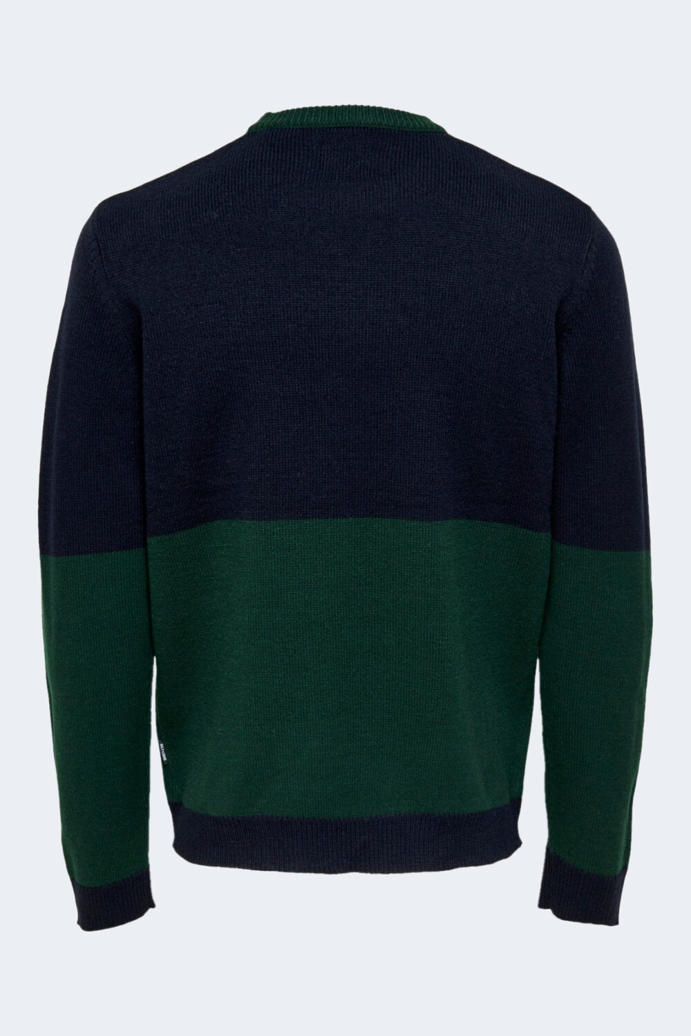 Maglione Only & Sons onsxmas reg block crew knit Blue scuro - Foto 5