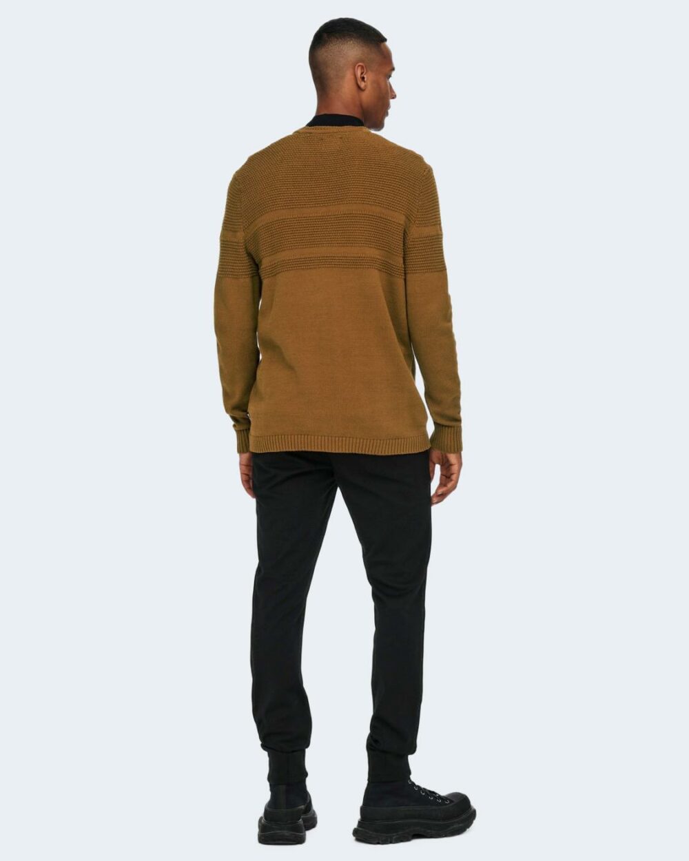 Maglione Only & Sons onsbace ls Marrone - Foto 3