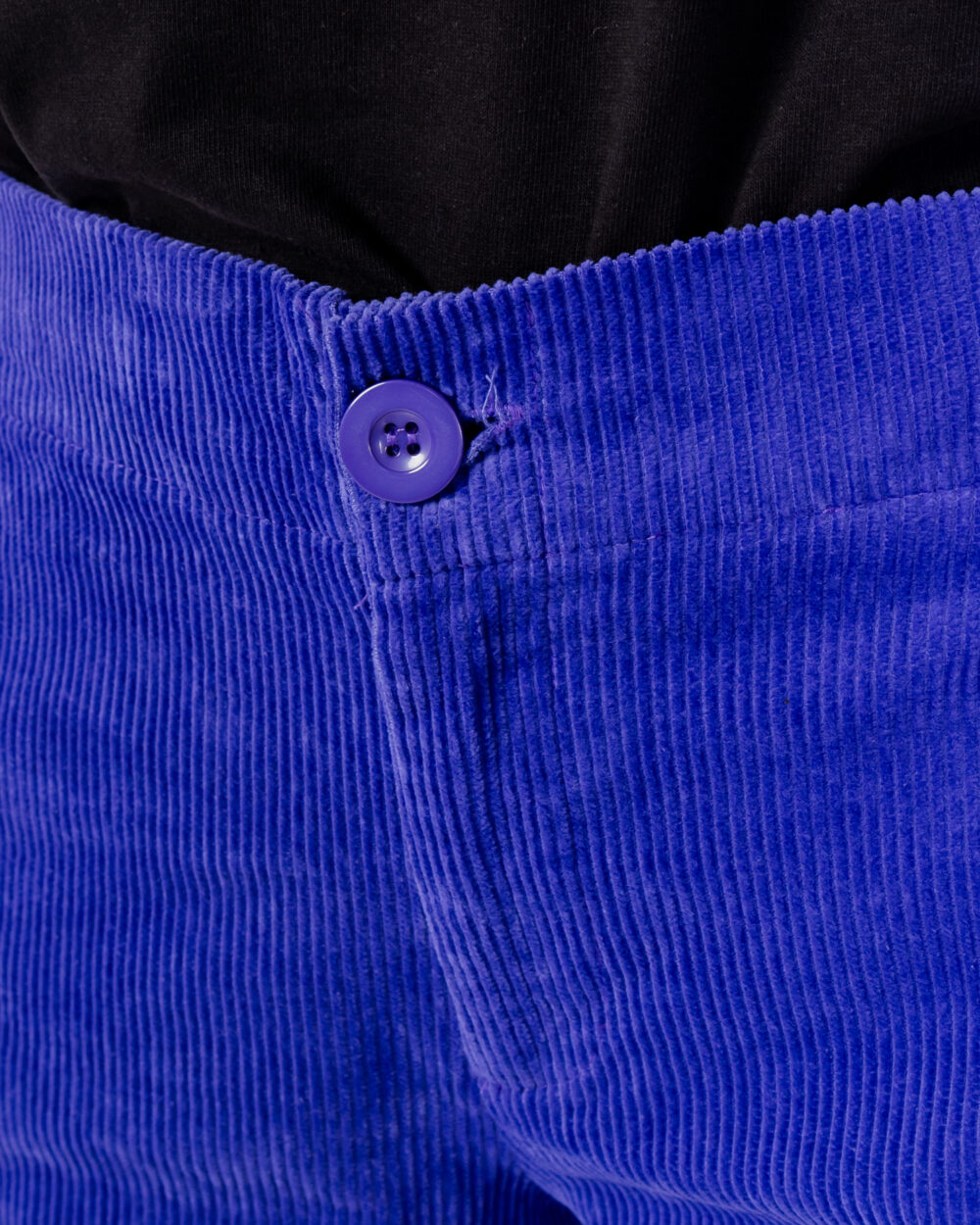 Pantaloni a palazzo Only onlvannes-ada straight cord pant pnt Blu - Foto 2