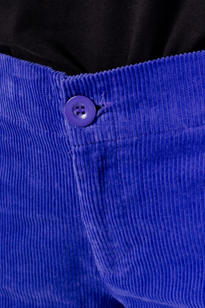 Pantaloni a palazzo Only onlvannes-ada straight cord pant pnt Blu