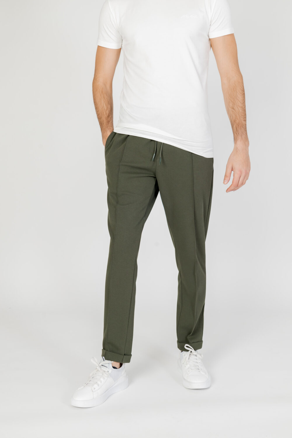 Pantaloni Antony Morato carrot Verde Oliva - Foto 1