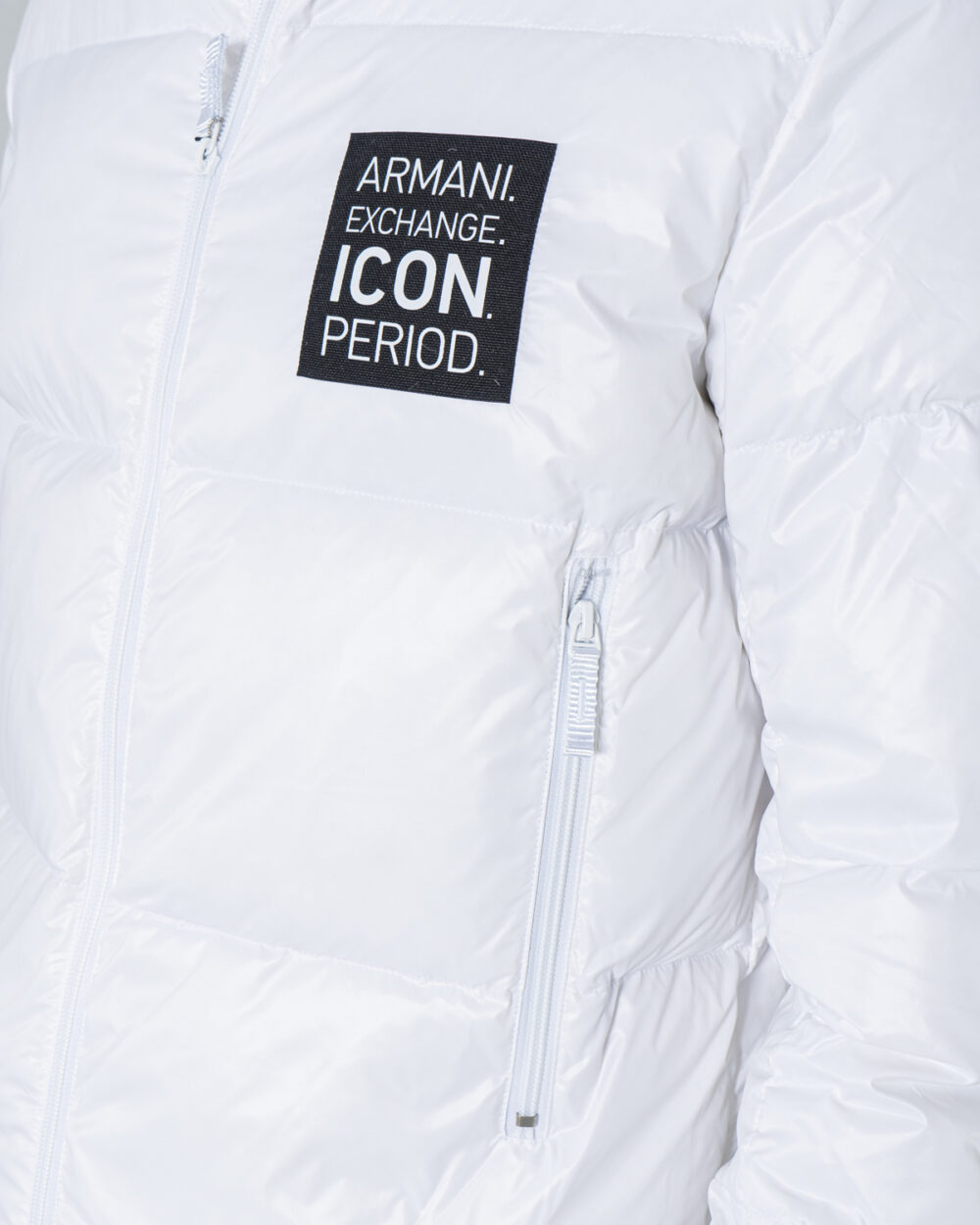 Piumino Armani Exchange down jacket 8nzbp2 znynz Bianco - Foto 5