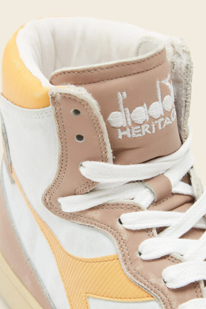 Sneakers Diadora Heritage mi basket used Ocra
