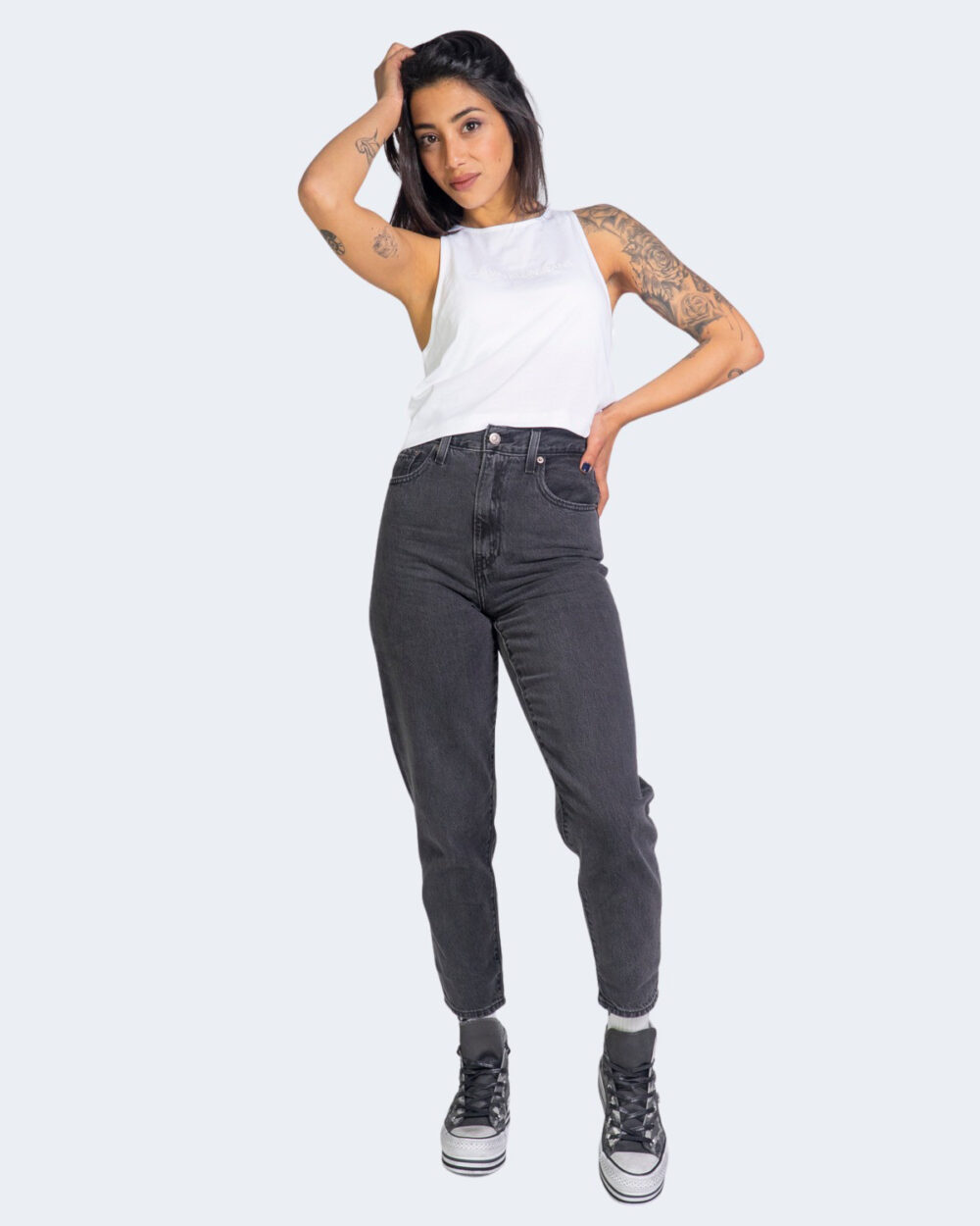 Canotta Calvin Klein Jeans tonal monogram Bianco - Foto 2