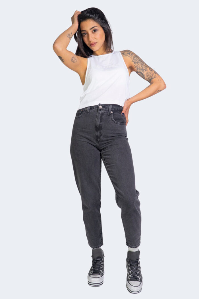 Canotta Calvin Klein Jeans tonal monogram Bianco