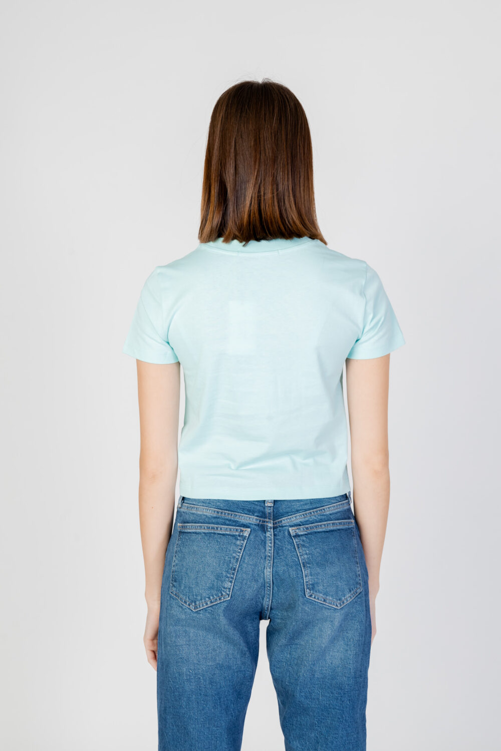 T-shirt Calvin Klein Jeans monologo baby Tiffany - Foto 3