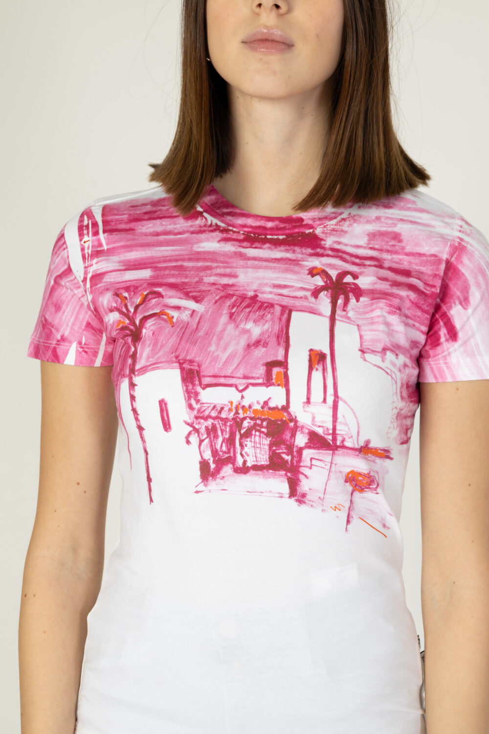 T-shirt Desigual fez Rosa - Foto 2