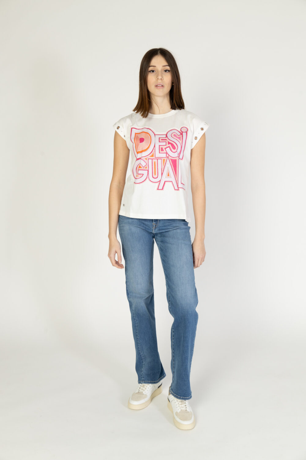 T-shirt Desigual fez Rosa - Foto 5