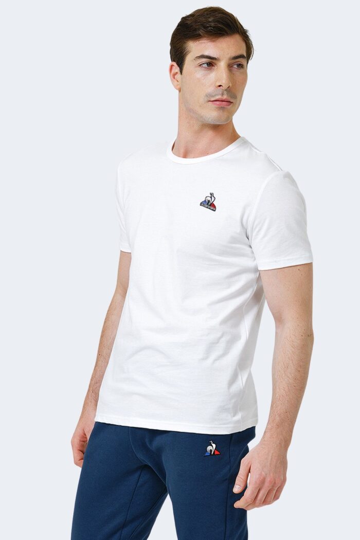 T-shirt LE COQ SPORTIF short sleeves tee Bianco