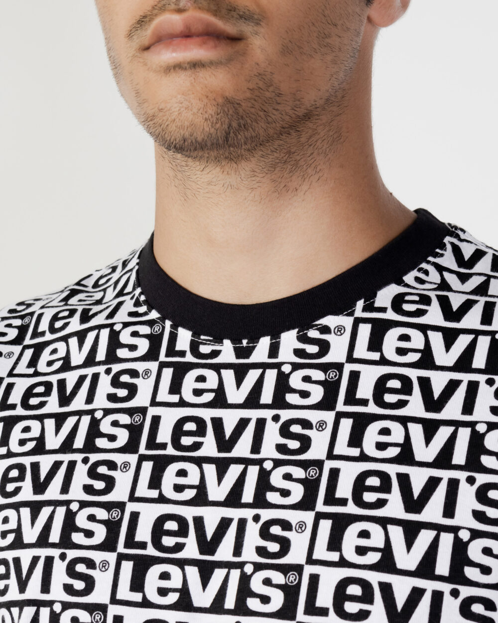 T-shirt Levi's® ss relaxed fit tee levi repeat white gra Bianco - Foto 2