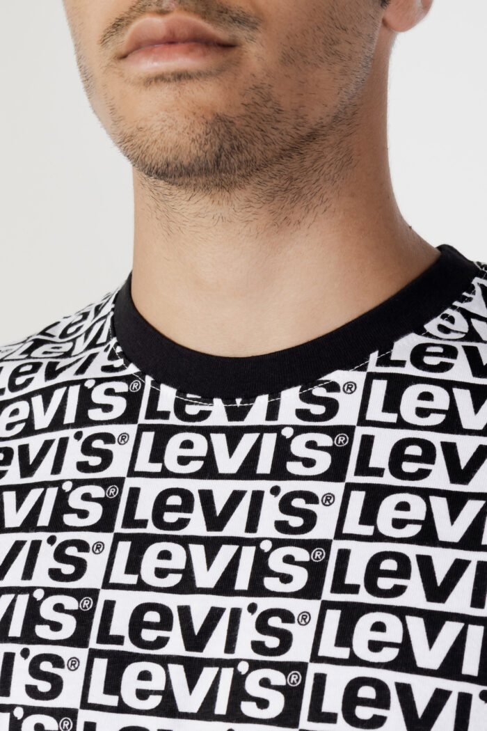 T-shirt Levi’s® ss relaxed fit tee levi repeat white gra Bianco