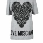 T-shirt Love Moschino Grigio - Foto 1