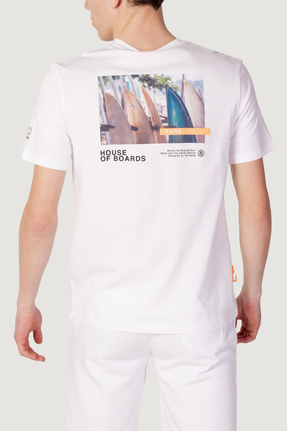 T-shirt Suns paolo photo 2 con stampa Bianco - Foto 4