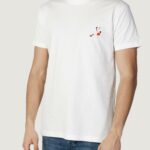 T-shirt The Bomber calciatore ricamo Bianco - Foto 1
