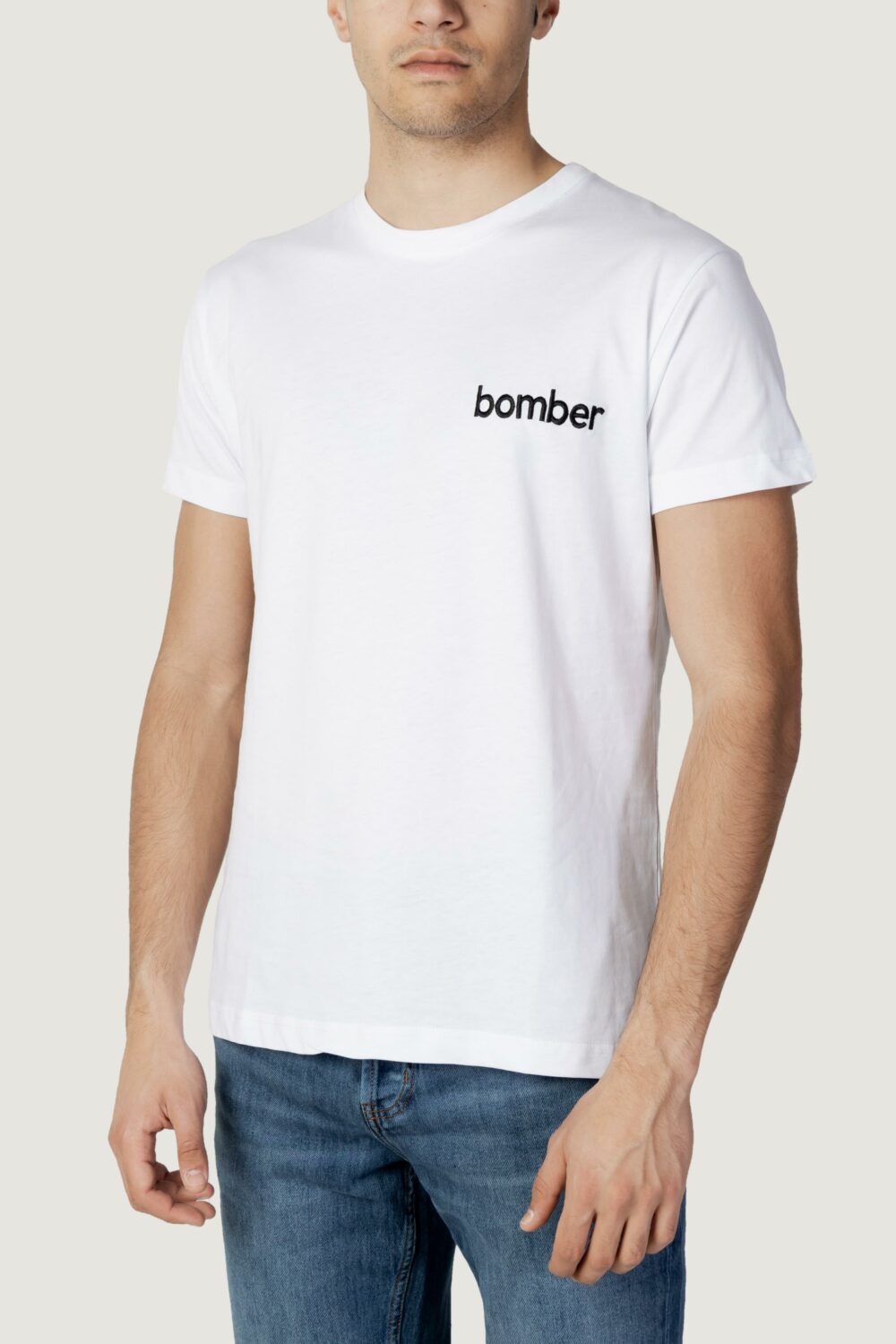 T-shirt The Bomber logo Bianco - Foto 1
