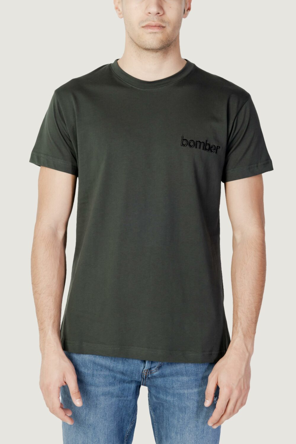 T-shirt The Bomber logo Verde Oliva - Foto 1
