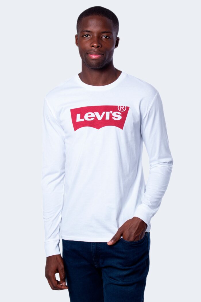 T-shirt manica lunga Levi’s® ls graphic tee Bianco