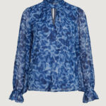 Bluse manica lunga Vila Clothes vifalia roe l/s Blu Chiaro - Foto 1