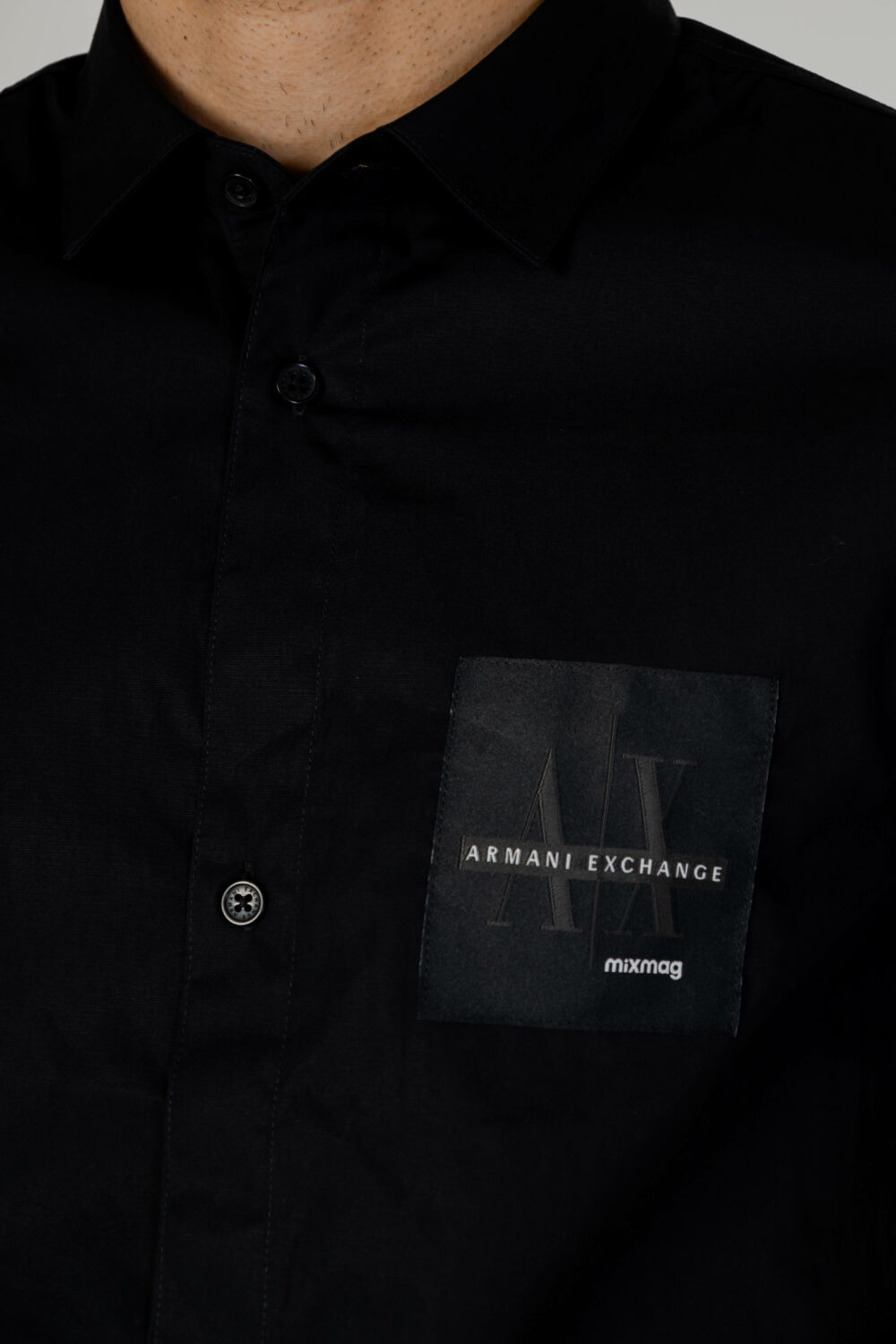 Camicia manica corta Armani Exchange Nero - Foto 2