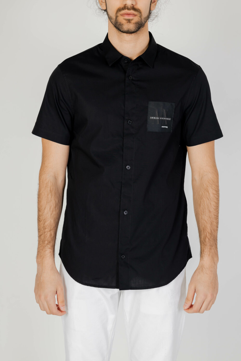 Camicia manica corta Armani Exchange Nero - Foto 5