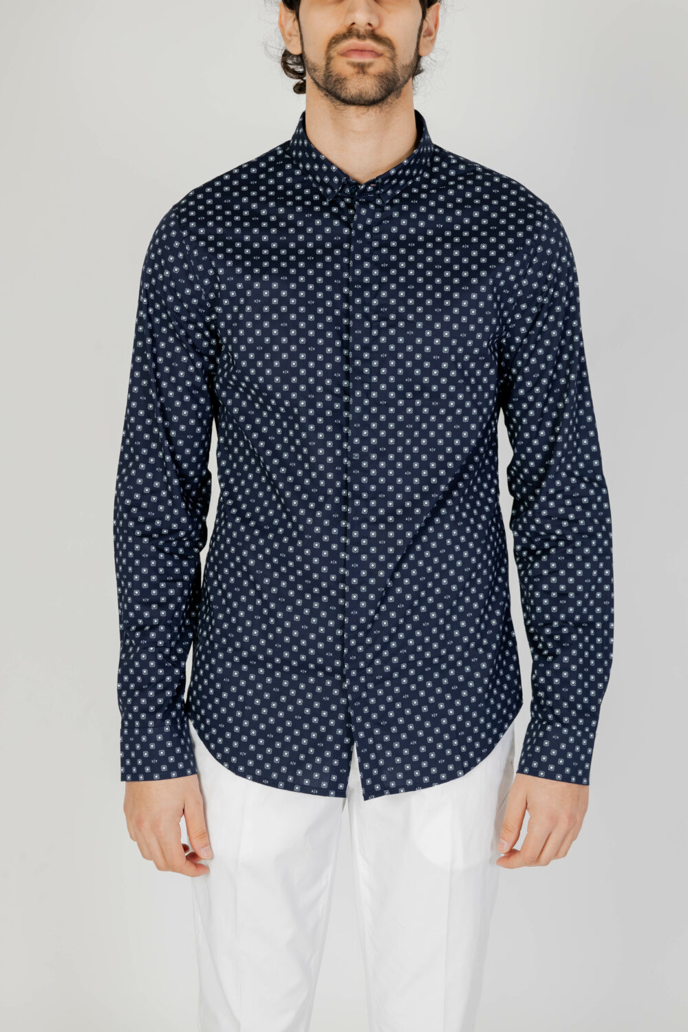 Camicia manica lunga Armani Exchange Blu - Foto 5