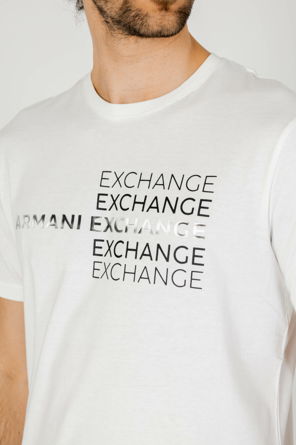 T-shirt Armani Exchange Bianco - Foto 2