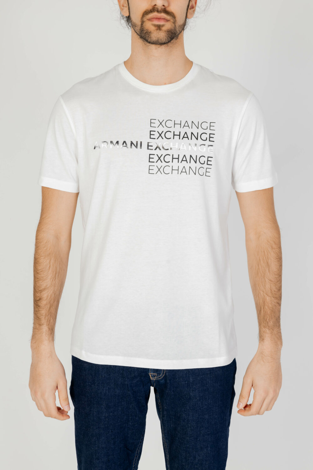 T-shirt Armani Exchange Bianco - Foto 4