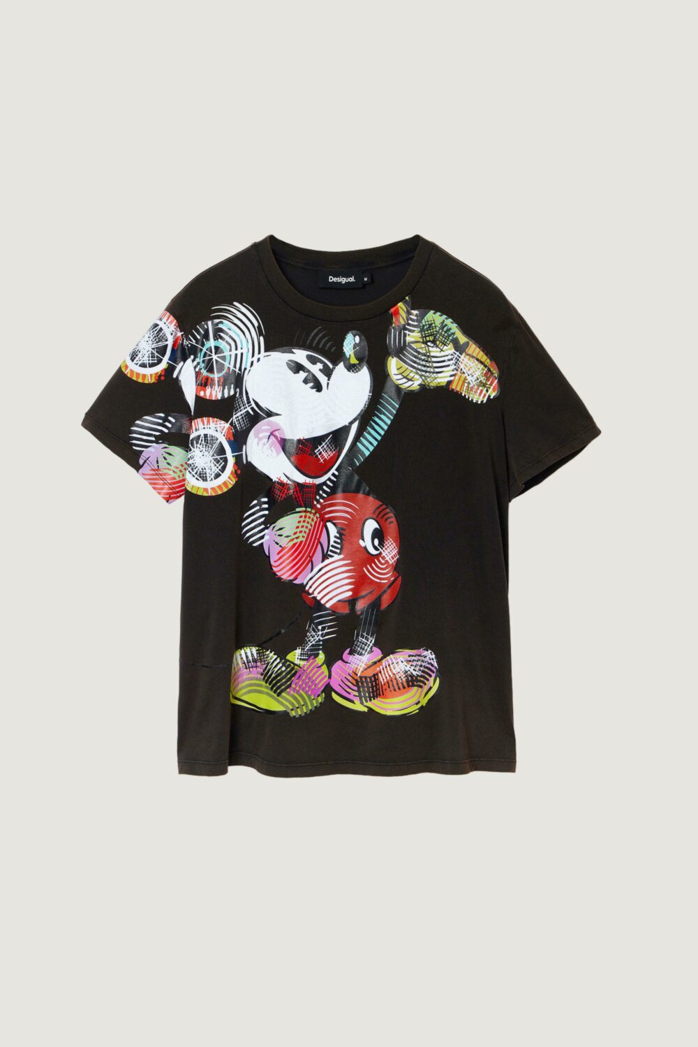 T-shirt Desigual mickey lacroix Nero - Foto 6